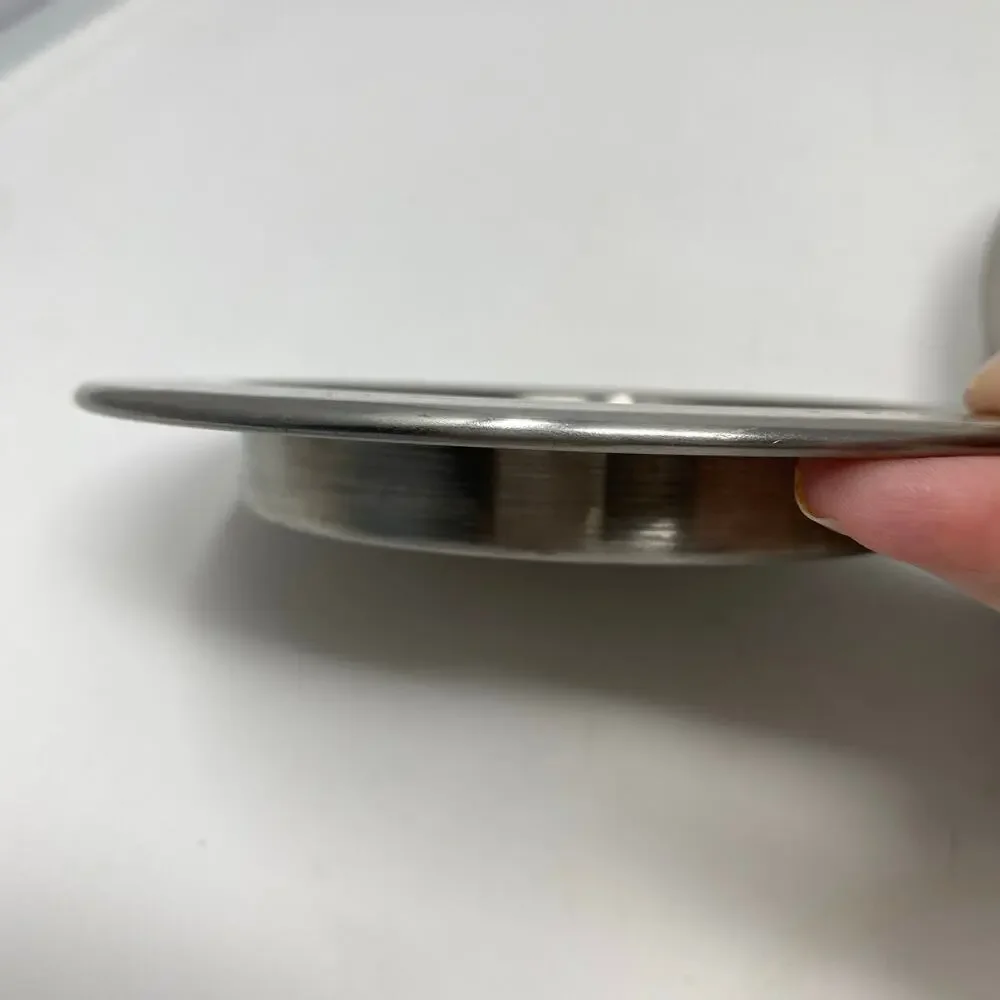Bar tray and wine coaster “Cheers” in 6 languages silver chrome Home cocktail